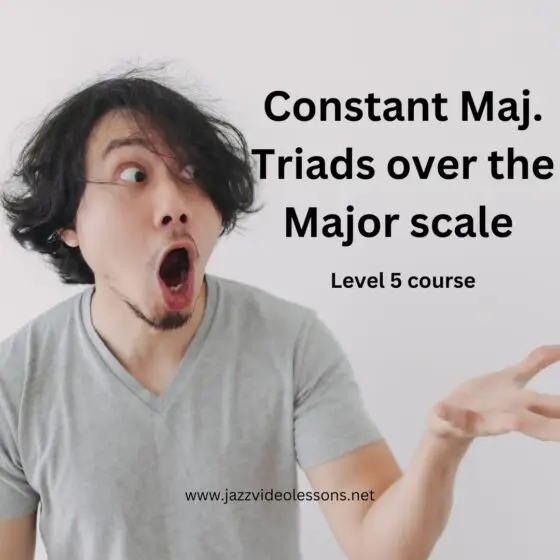 constant maj triads over the maj scale