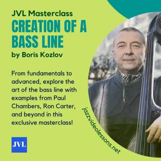 Boris kozlov masterclass: creation of a bass line